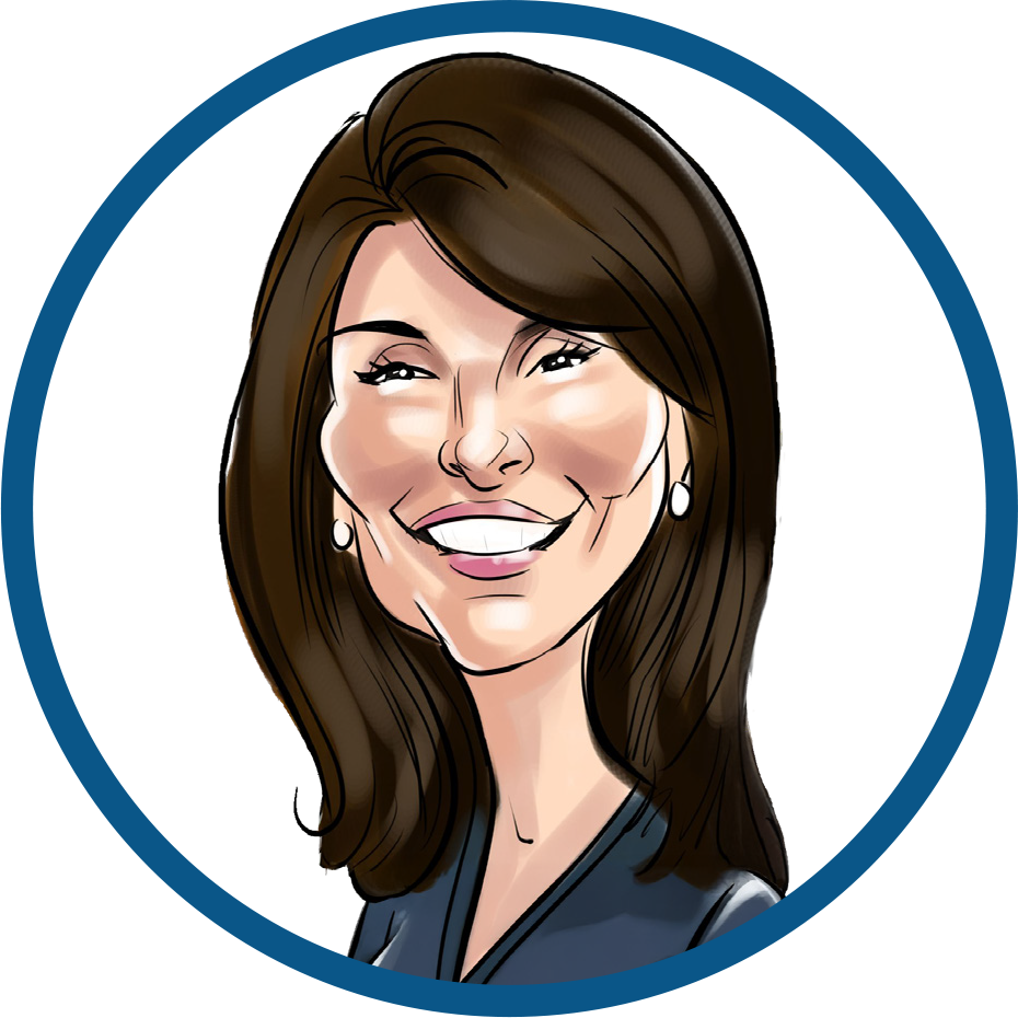 Lori Allen caricature headshot